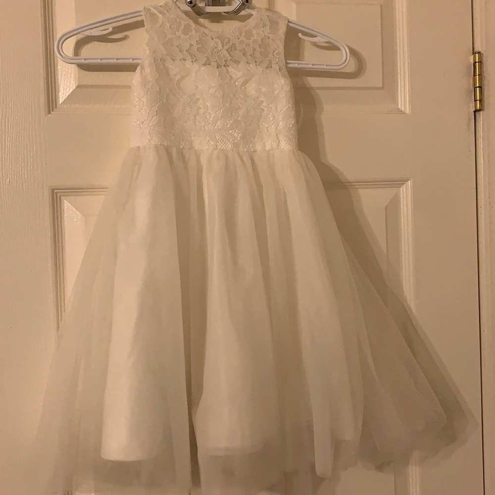 JJs House toddler ivory dress